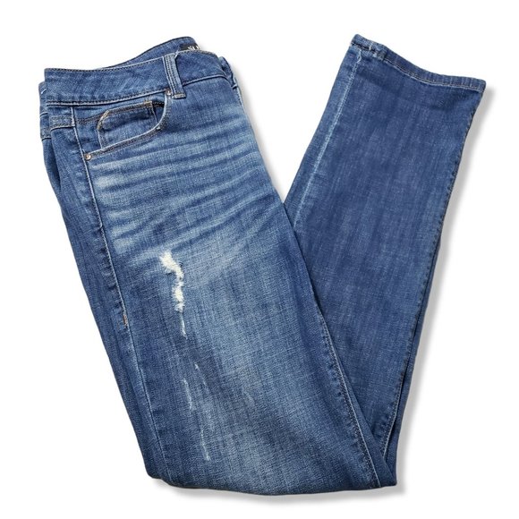 SOLD Design Lab Denim - Sold Design Lab Women's Distressed Straight Leg Blue Jeans Women's Size 26